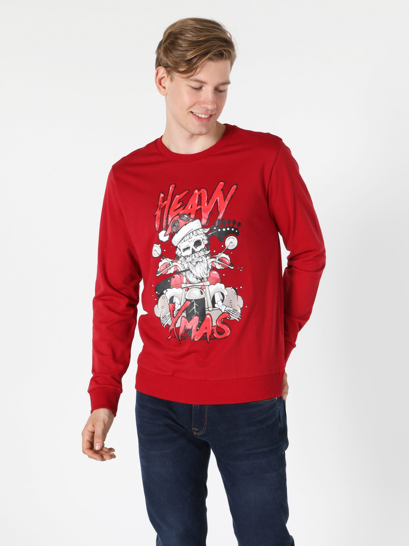 Кофты и свитера Colin’s модель CL1056532_Q1.V1_RED Фото