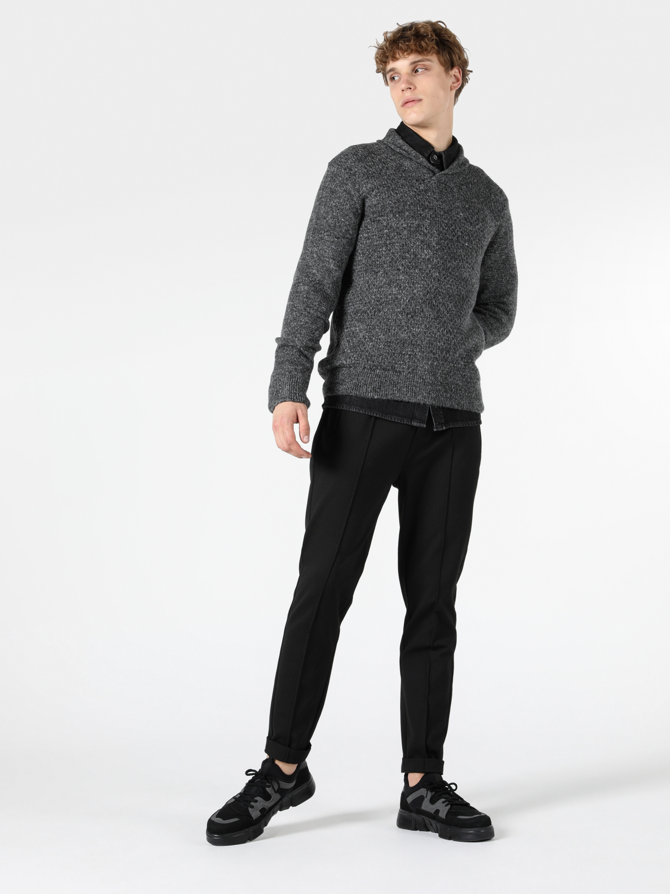 Кофты и свитера Colin’s модель CL1056034_Q1.V1_LGM Фото