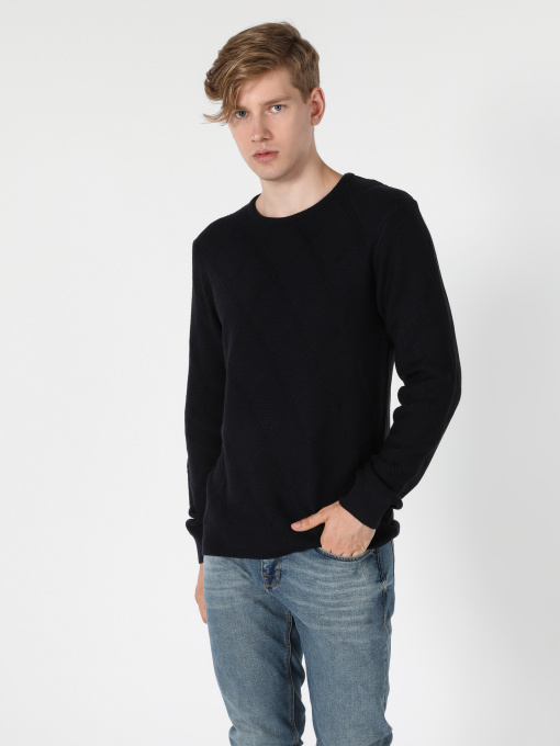 Кофты и свитера Colin’s модель CL1050039_Q1.V1_NAV Фото