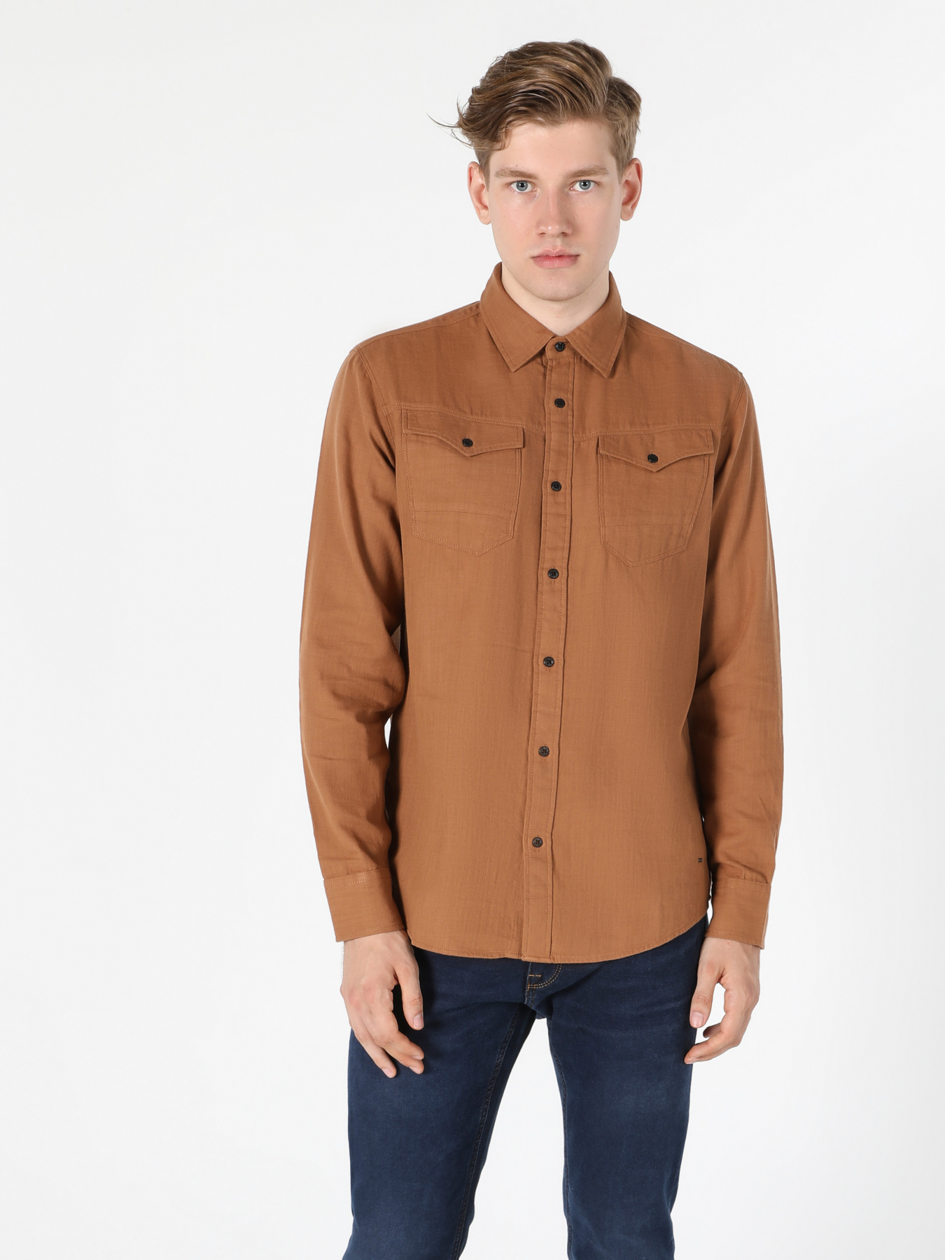 Рубашки Colin’s модель CL1050210_Q1.V1_CRM Фото