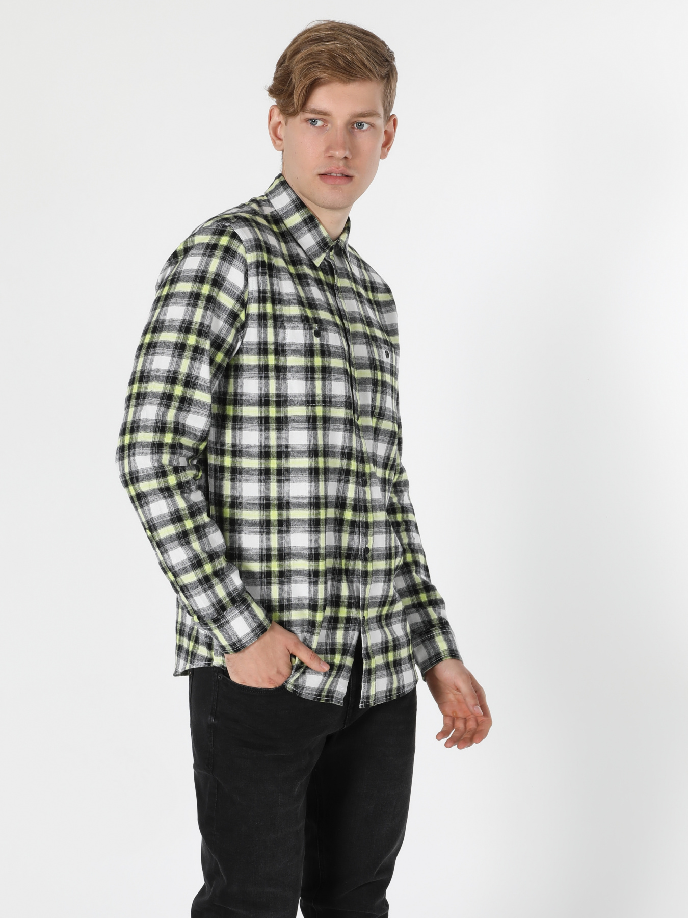 Сорочки Colin’s модель CL1055663_Q1.V1_BLK Фото