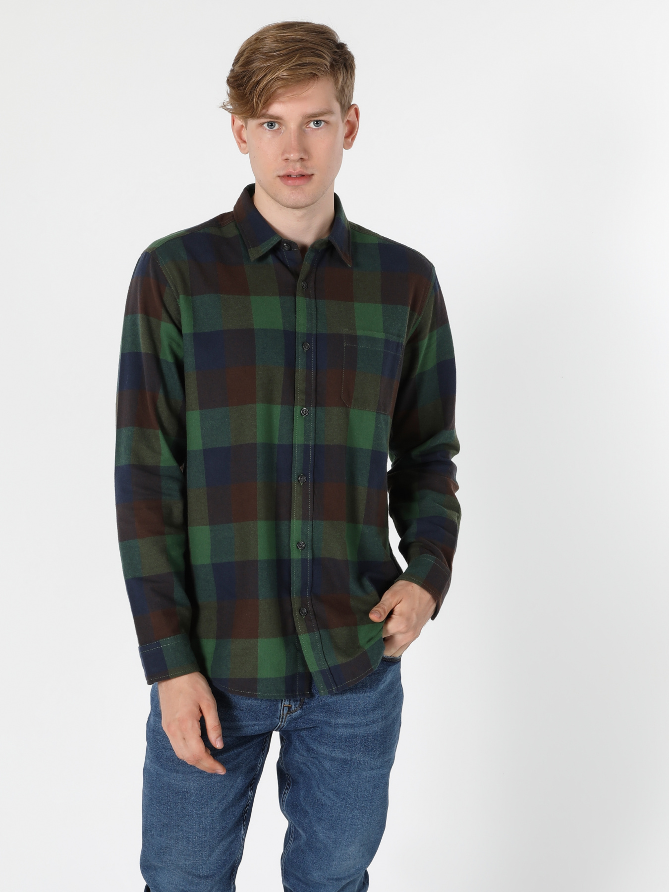 Сорочки Colin’s модель CL1055668_Q1.V1_KHA Фото