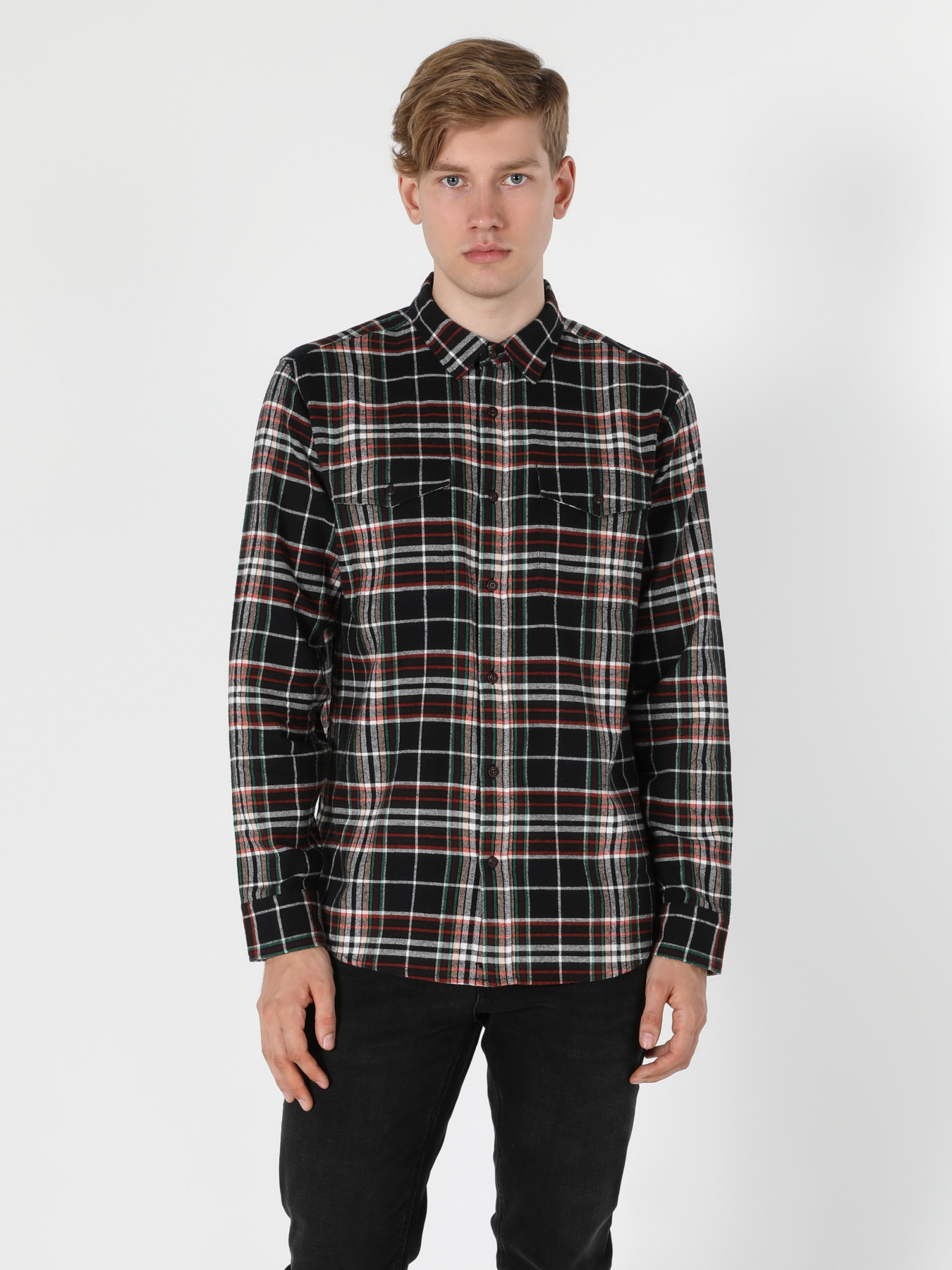 Рубашки Colin’s модель CL1055940_Q1.V1_BLK Фото