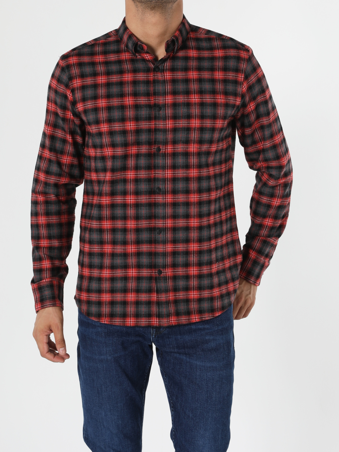 Рубашки Colin’s модель CL1055947_Q1.V1_RED Фото