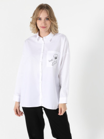 Рубашки Colin’s модель CL1055830_Q1.V1_WHT Рубашки Colin’s модель CL1055830_Q1.V1_WHT Фото