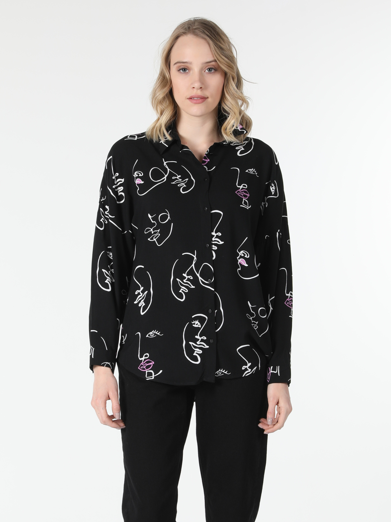 Сорочки Colin’s модель CL1057199_Q1.V1_BLK Фото