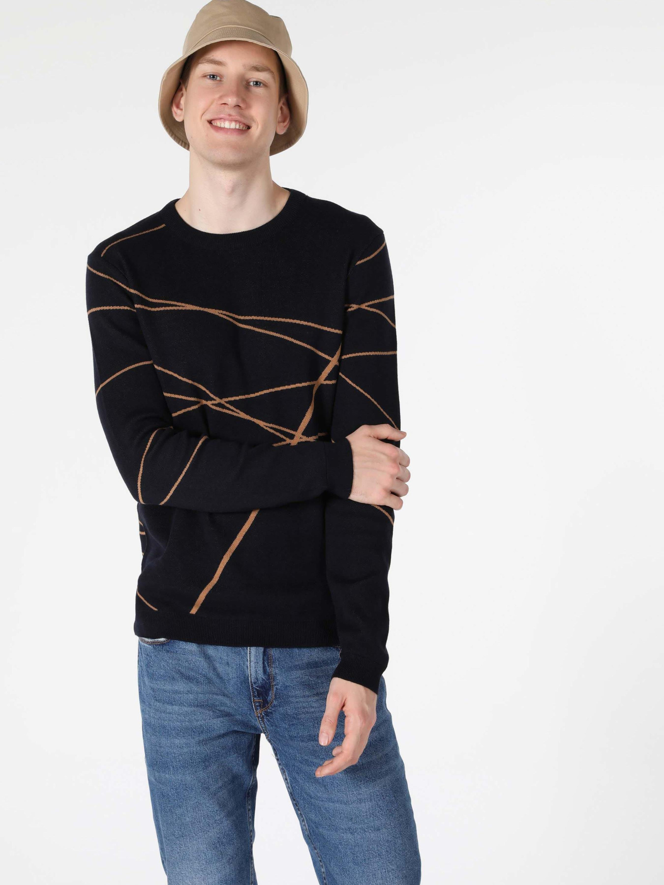 Кофты и свитера Colin’s модель CL1056680_Q1.V1_BLK Фото