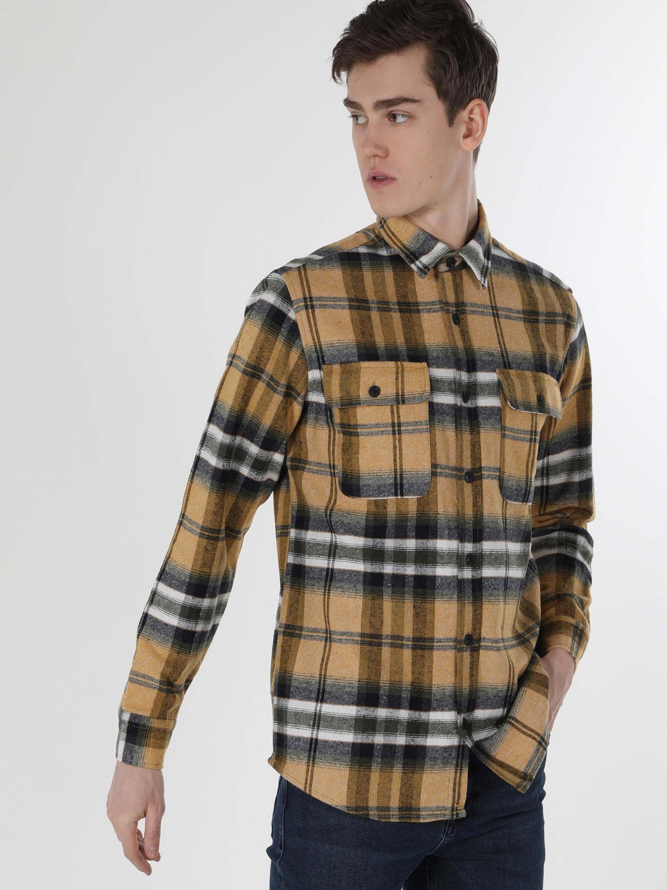 Сорочки Colin’s модель CL1057187_Q1.V1_YLW Фото