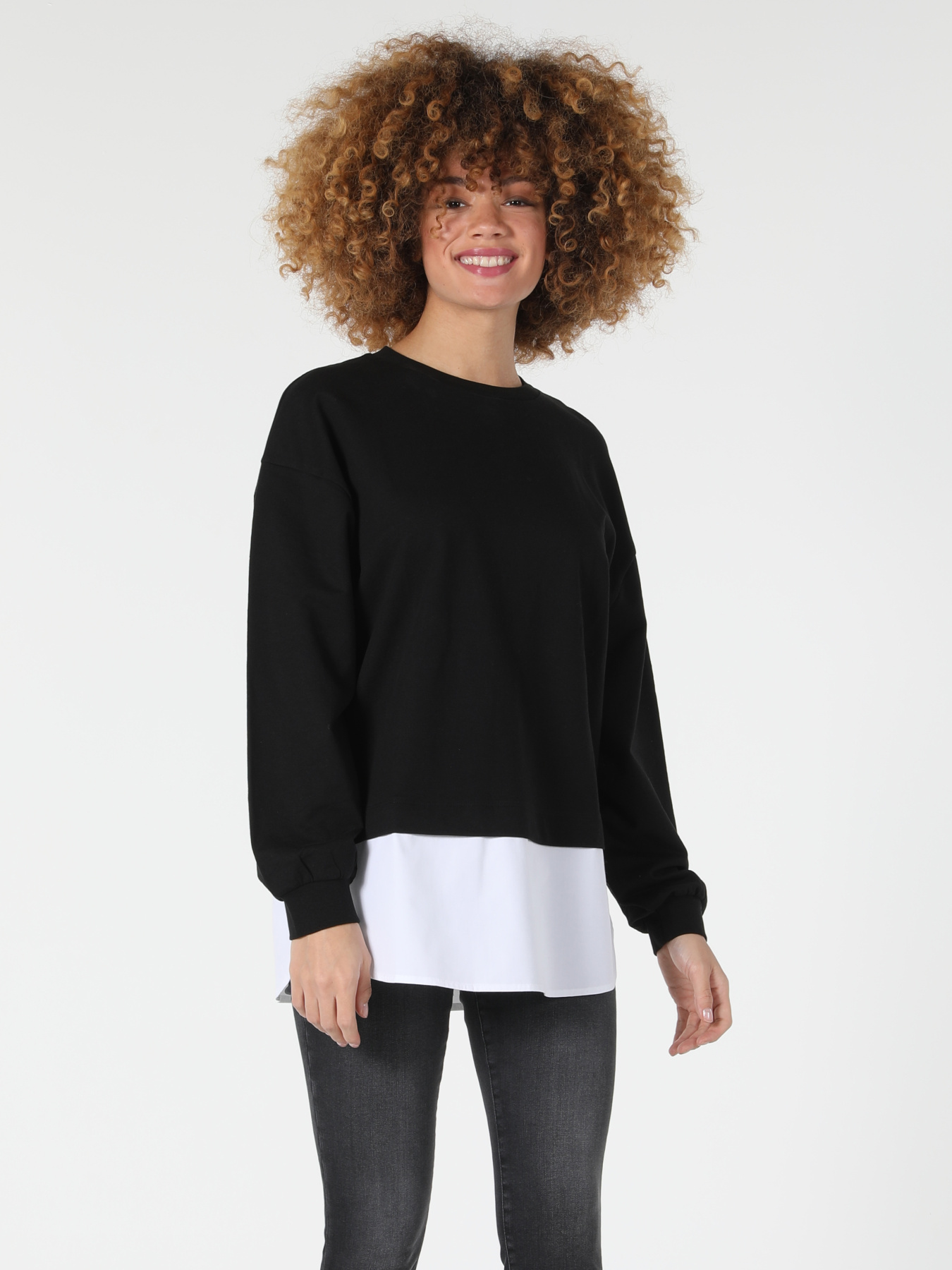 Кофты и свитера Colin’s модель CL1057368_Q1.V1_BLK Фото