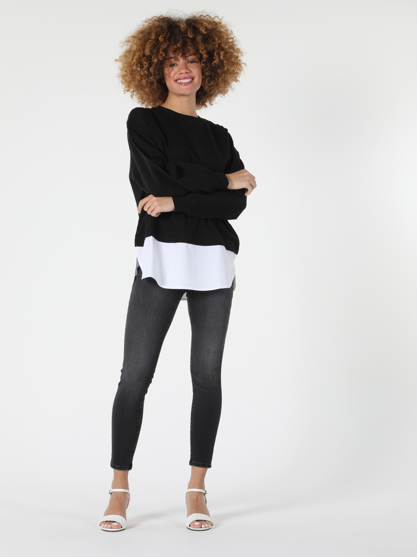 Худи и свитшоты Colin’s модель CL1057368_Q1.V1_BLK Фото