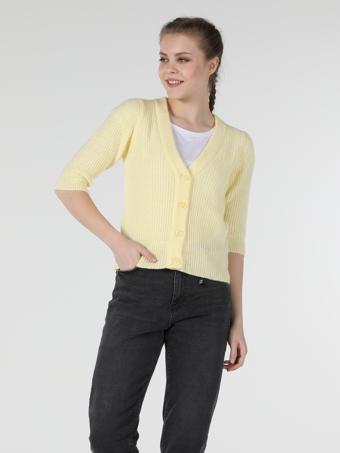 Кофты и свитера Colin’s модель CL1057386_Q1.V1_LYL Фото