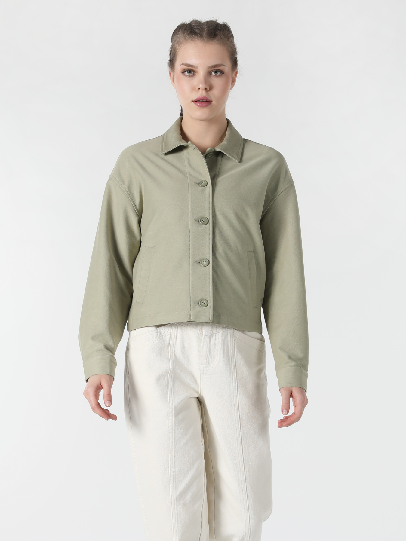 Куртки и дубленки Colin’s модель CL1057361_Q1.V1_OLV Фото