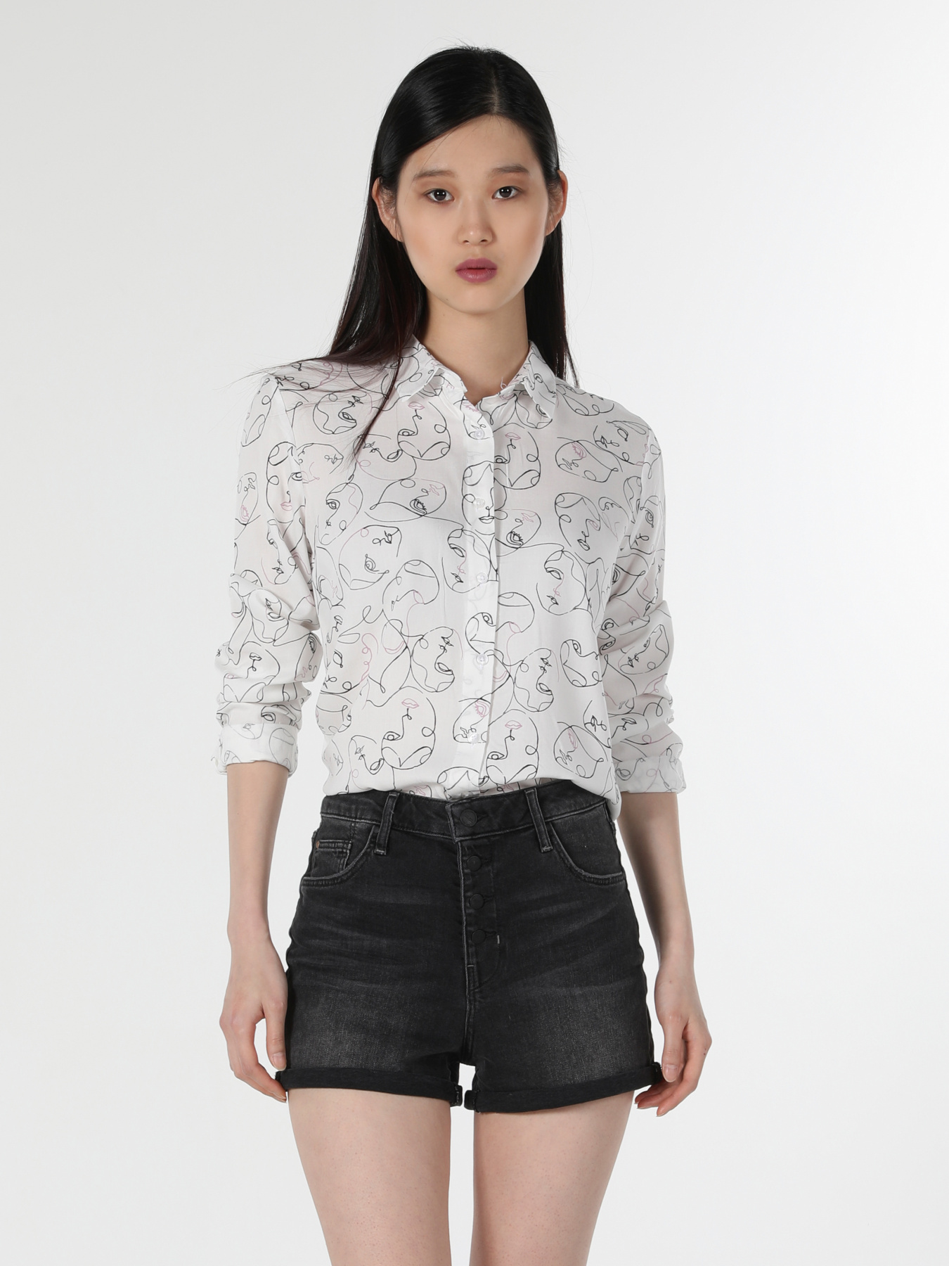 Сорочки Colin’s модель CL1057281_Q1.V1_WHT Фото