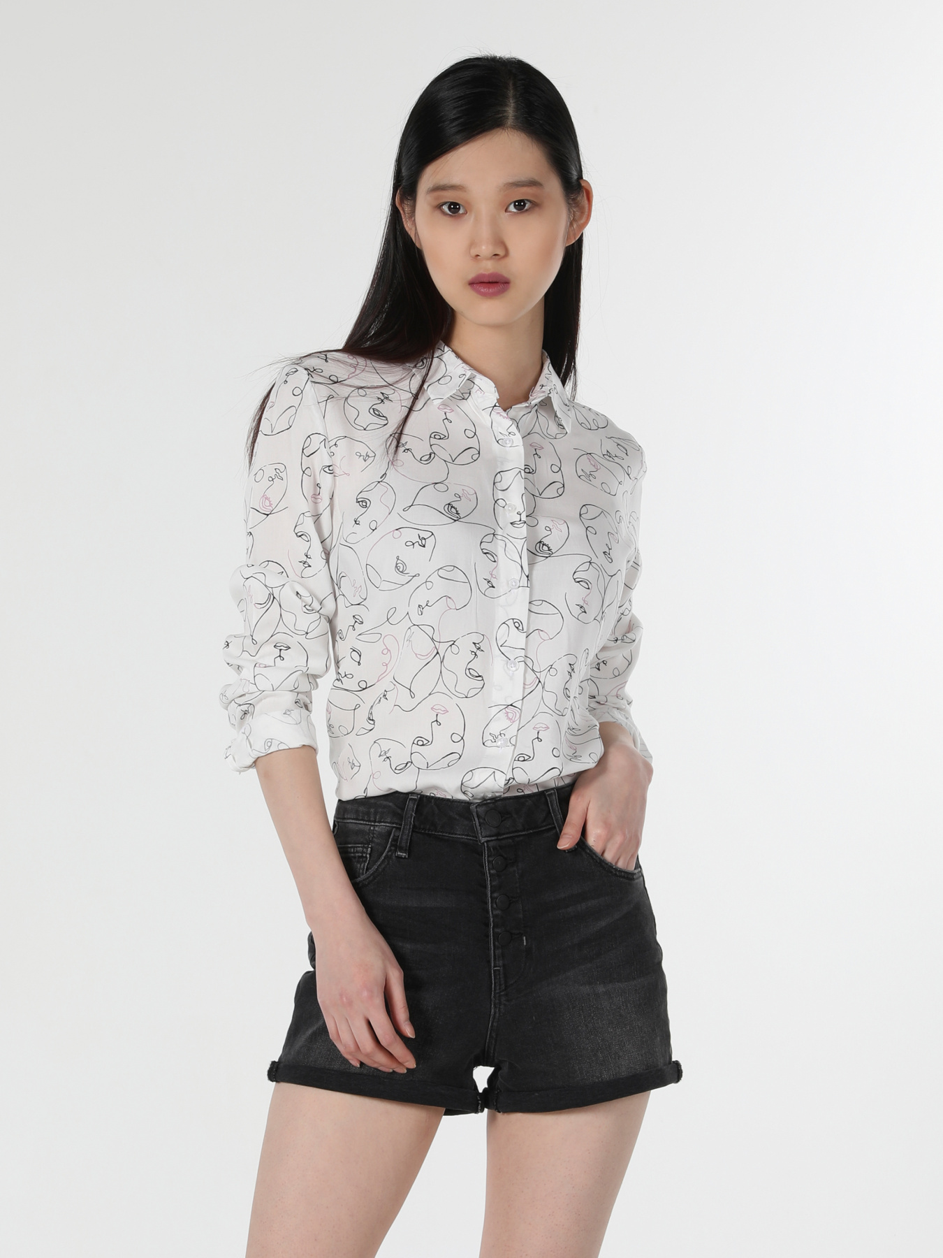 Сорочки Colin’s модель CL1057281_Q1.V1_WHT Фото