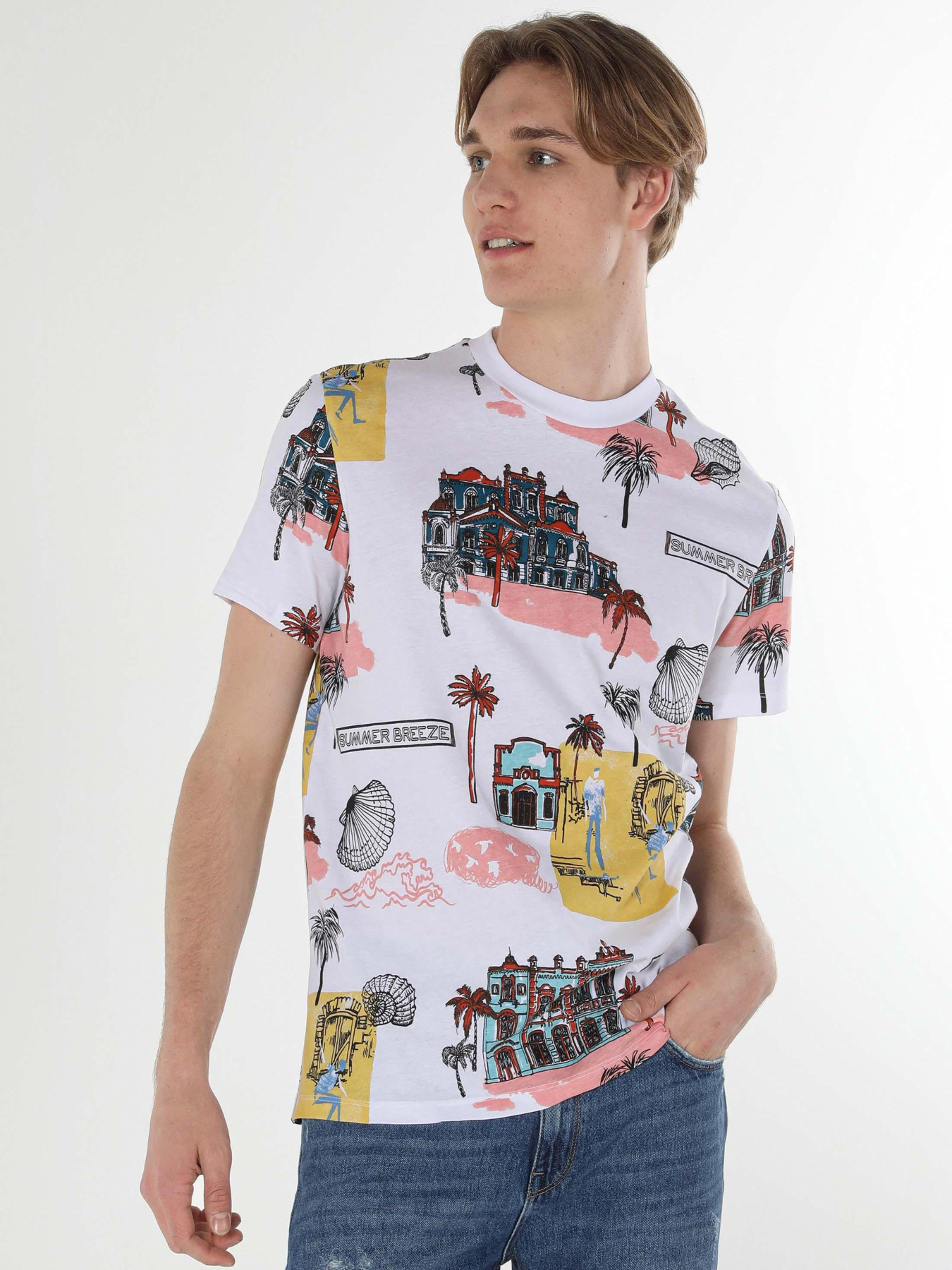 Футболки и поло Colin’s модель CL1057827_Q1.V1_WHT Фото