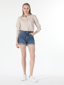 Сорочки Colin’s модель CL1058517_Q1.V1_BEI Сорочки Colin’s модель CL1058517_Q1.V1_BEI Фото