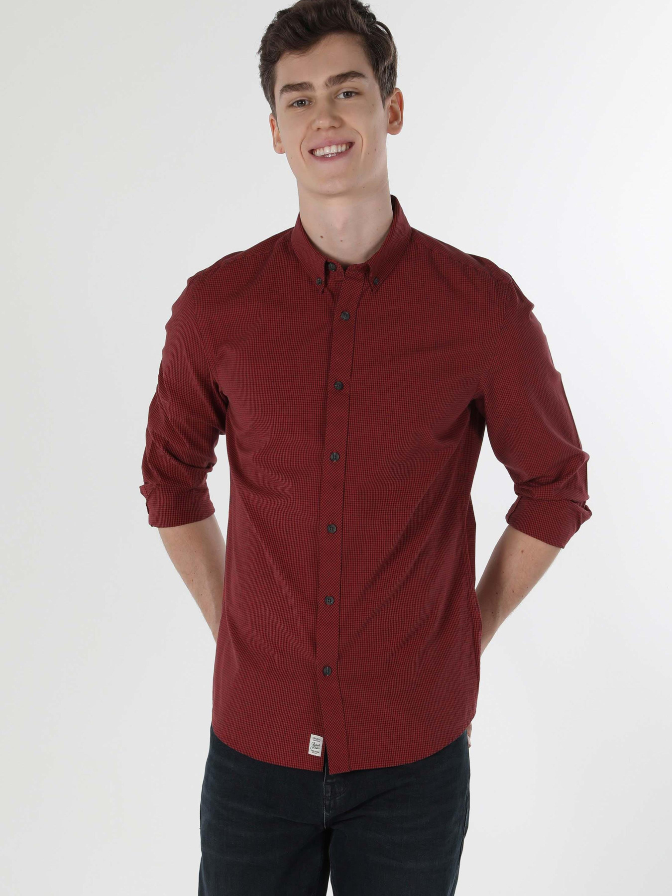 Сорочки Colin’s модель CL1058566_Q1.V1_RED Фото