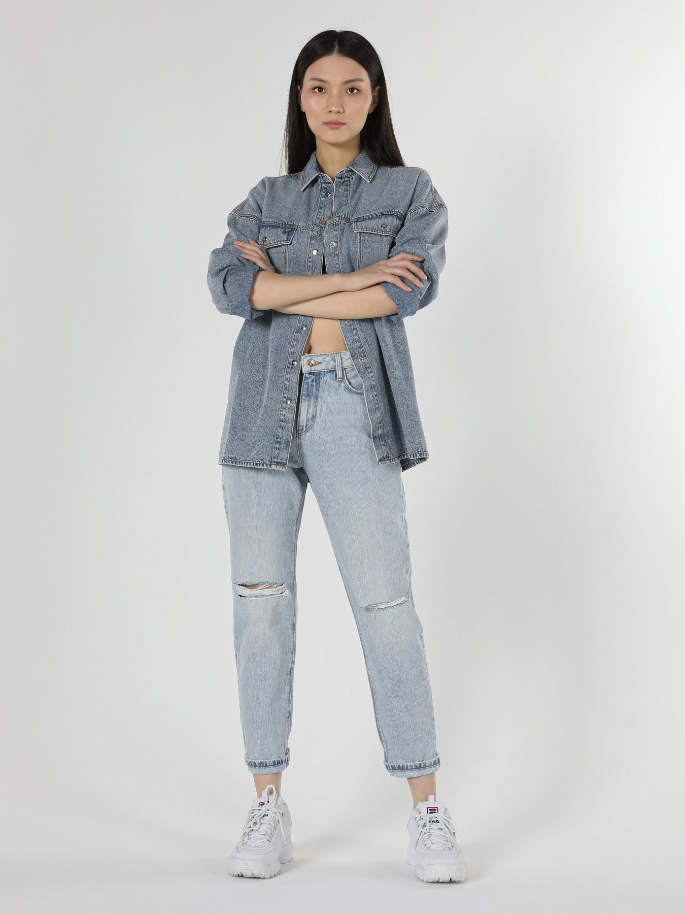 Бойфренды Colin’s модель CL1059321_Q1.V1_DN01745 Фото