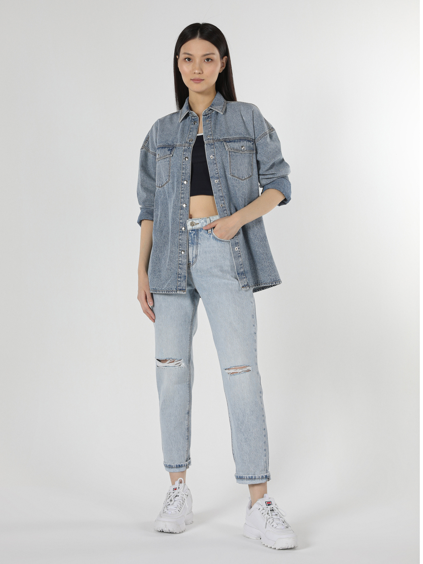 Бойфренды Colin’s модель CL1059321_Q1.V1_DN01745 Фото