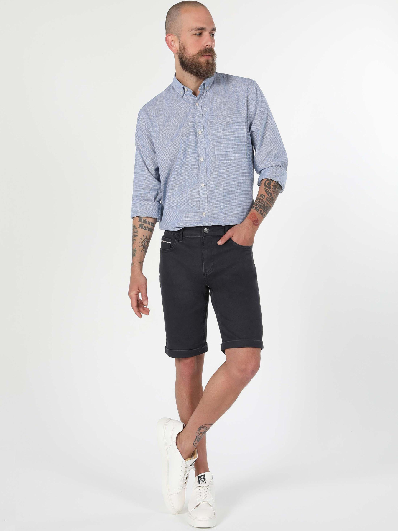 Рубашки Colin’s модель CL1058812_Q1.V1_BLE Рубашки Colin’s модель CL1058812_Q1.V1_BLE Фото