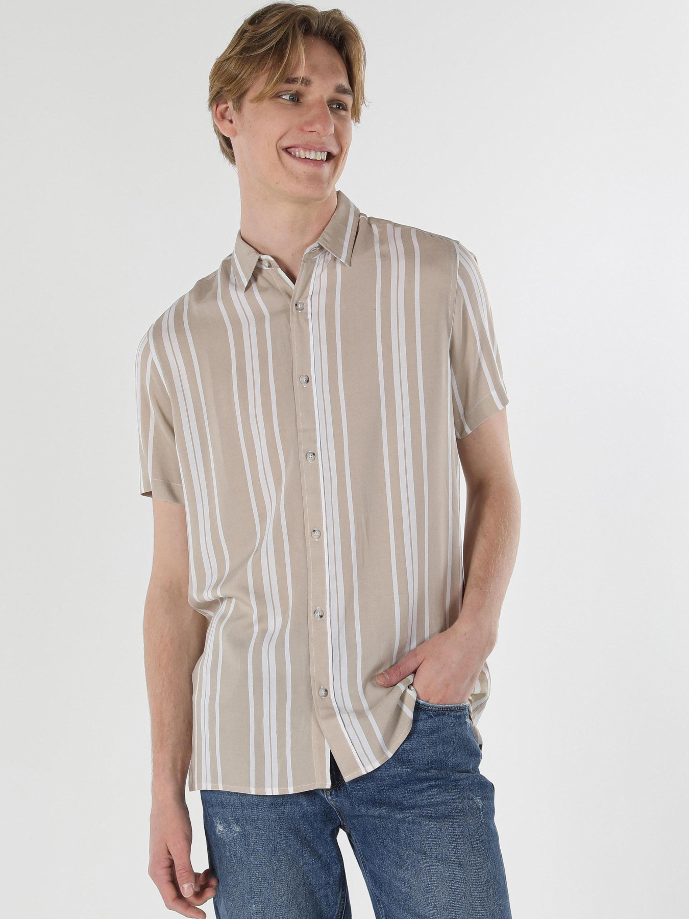 Рубашки Colin’s модель CL1059259_Q1.V1_BEI Фото