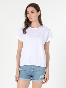 Рубашки Colin’s модель CL1058773_Q1.V1_WHT Рубашки Colin’s модель CL1058773_Q1.V1_WHT Фото