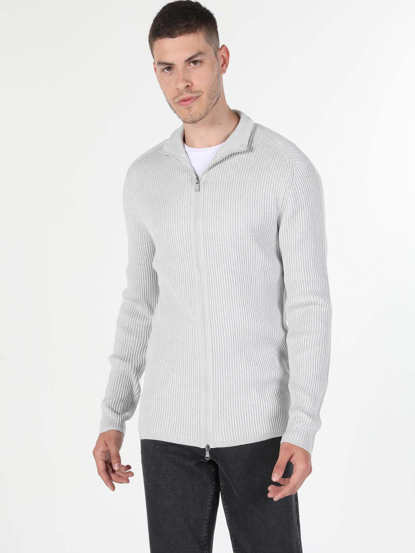 Кофты и свитера Colin’s модель CL1055784_Q1.V1_LGM Фото