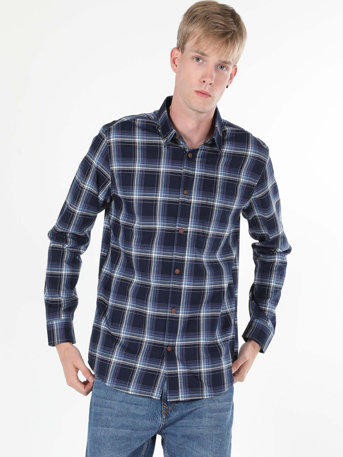 Рубашки Colin’s модель CL1060579_Q1.V1_NAV Фото