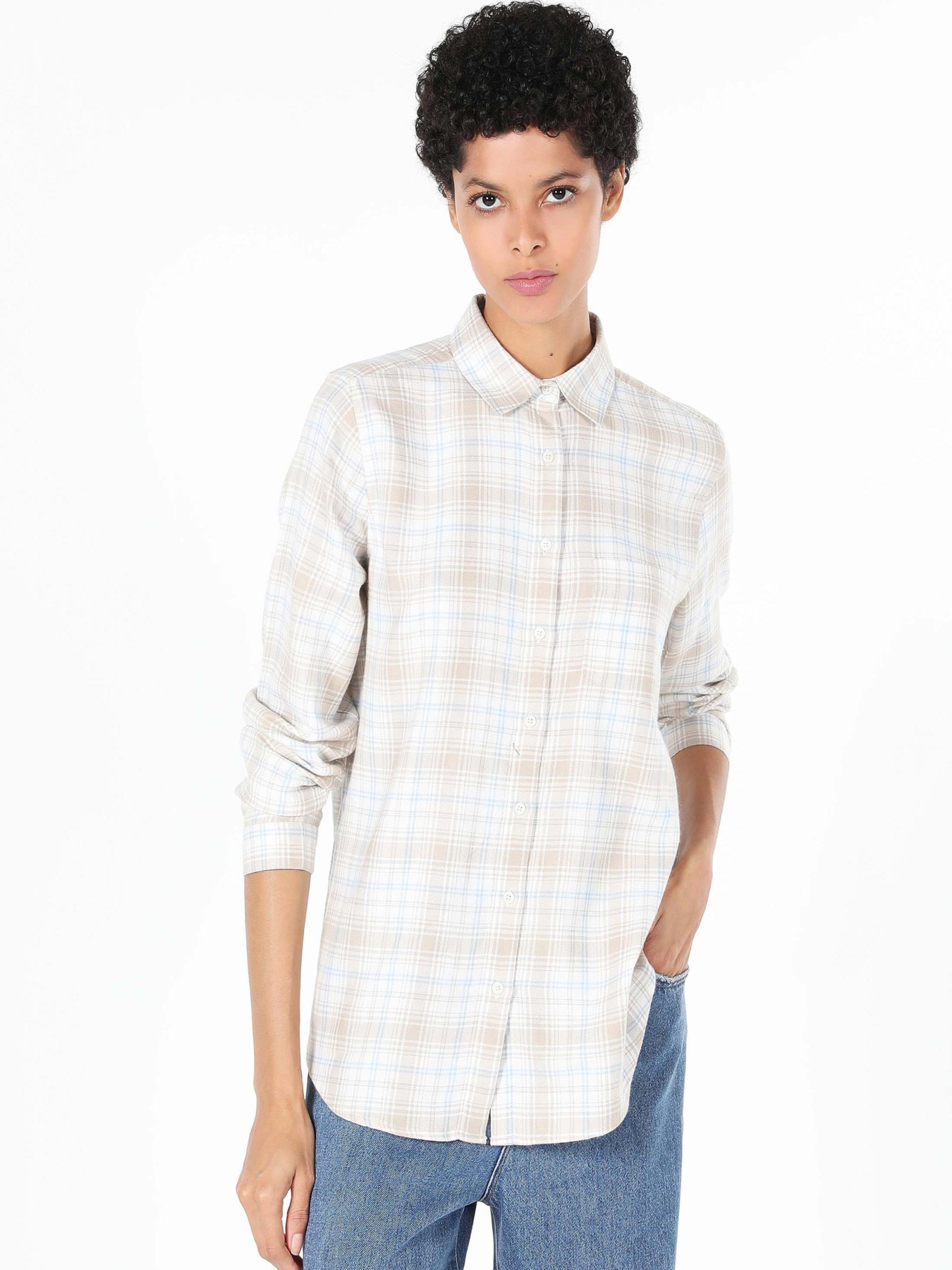 Рубашки Colin’s модель CL1061496_Q1.V1_BEI Фото