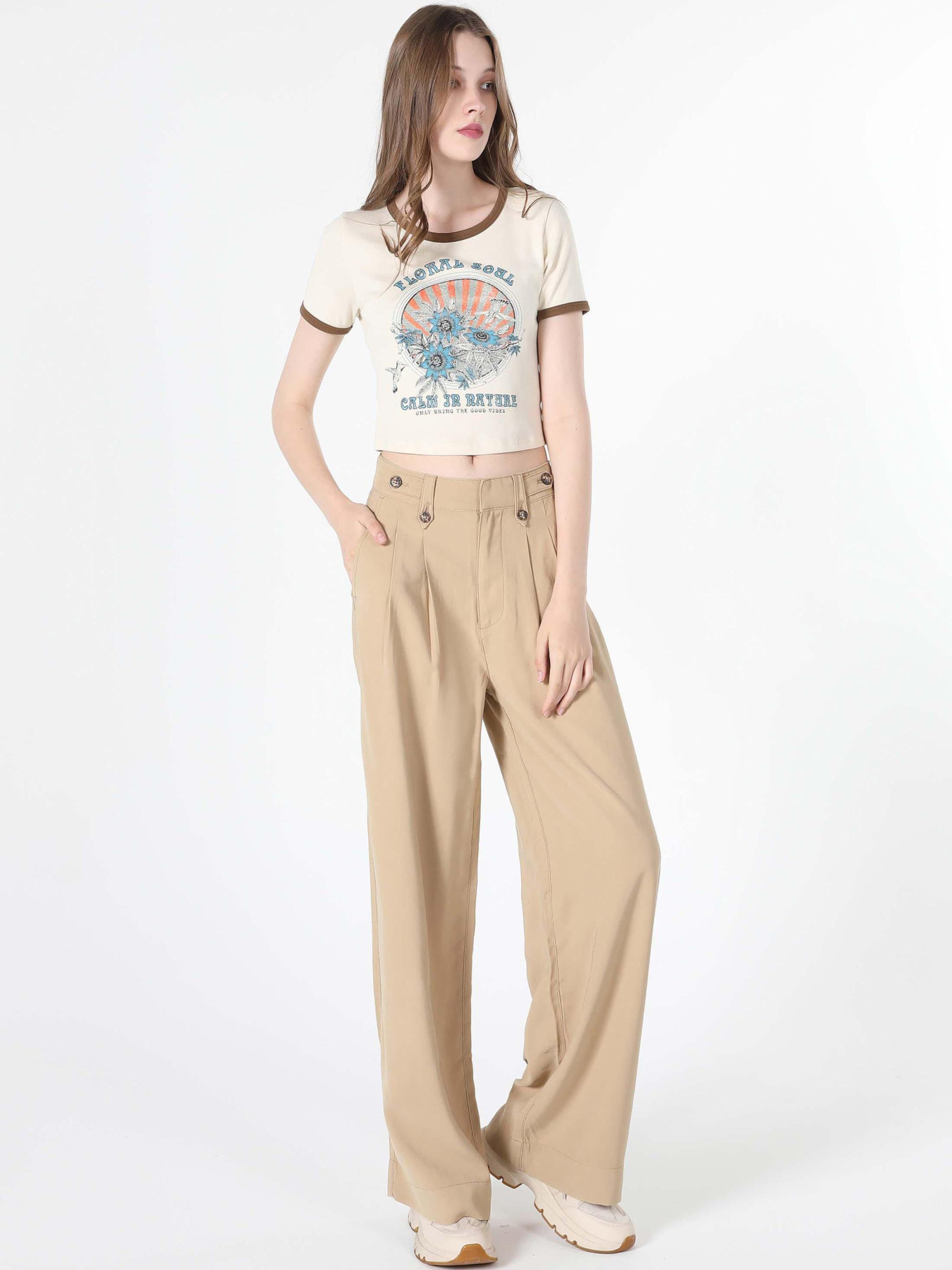 Брюки Colin’s модель CL1059748_Q1.V1_BEI Фото