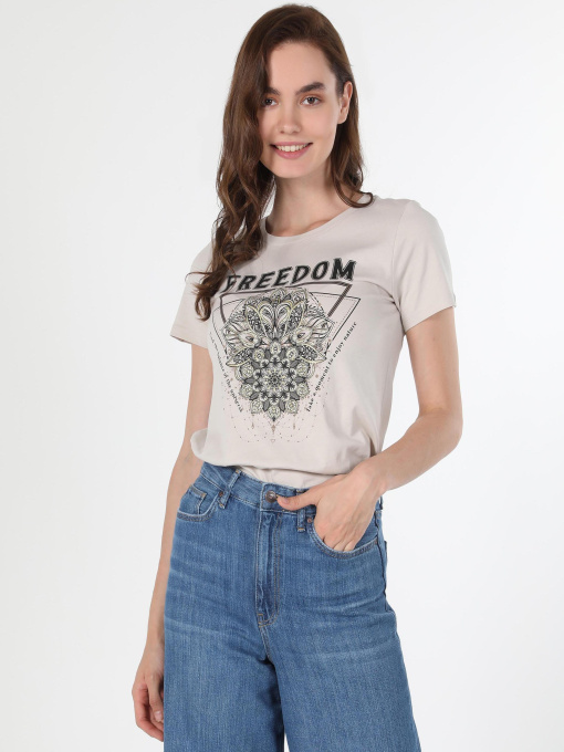 Футболки и поло Colin’s модель CL1060505_Q1.V1_BEI Фото