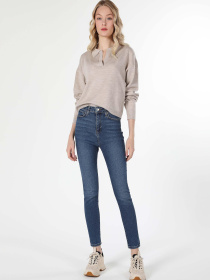 Худи и свитшоты Colin’s модель CL1060687_Q1.V1_BEI Фото