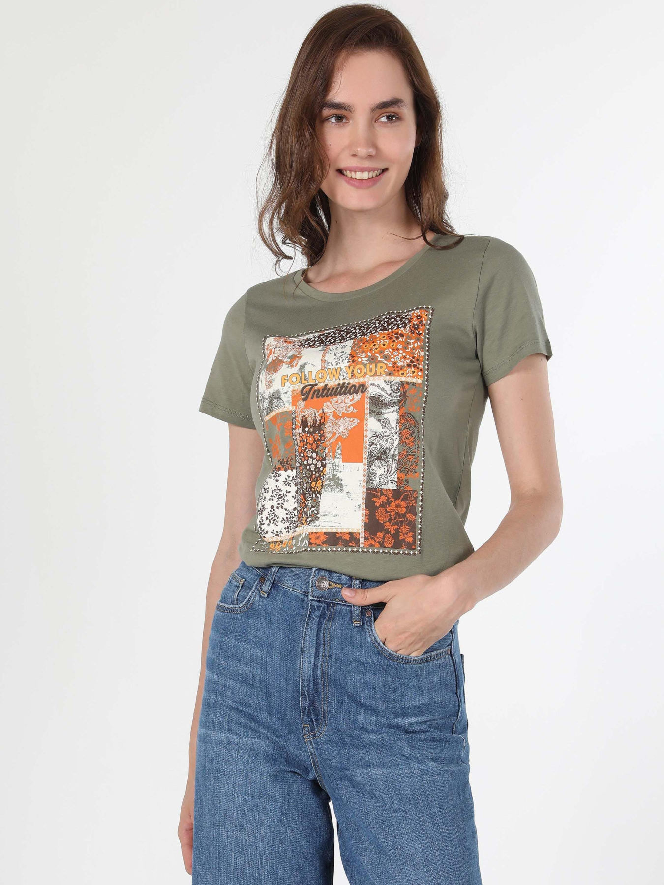 Футболки и поло Colin’s модель CL1060355_Q1.V1_KHA Фото