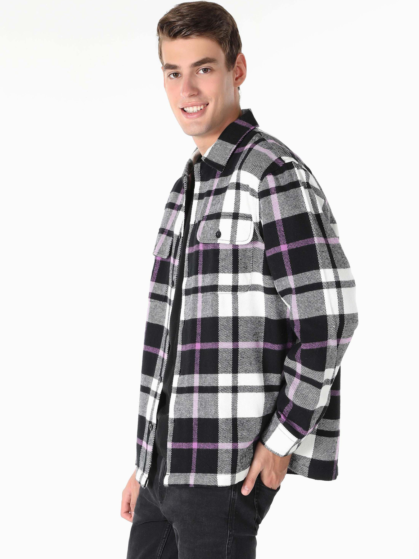 Рубашки Colin’s модель CL1060485_Q1.V1_BLK Рубашки Colin’s модель CL1060485_Q1.V1_BLK Фото