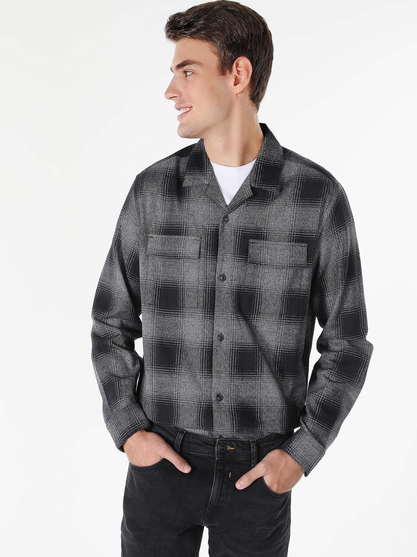 Рубашки Colin’s модель CL1049917_Q1.V1_BLK Фото