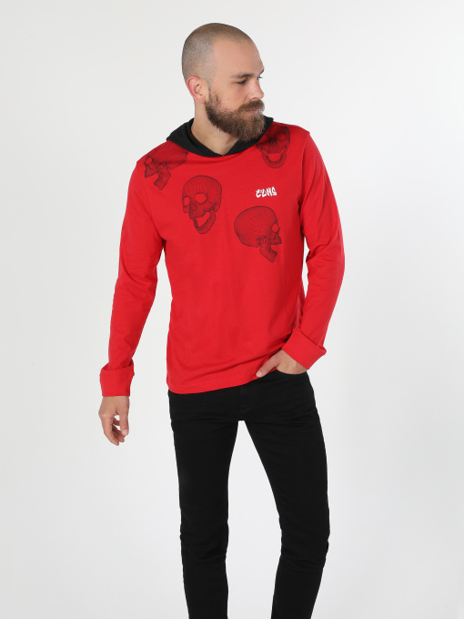 Кофты и свитера Colin’s модель CL1060476_Q1.V1_RED Фото