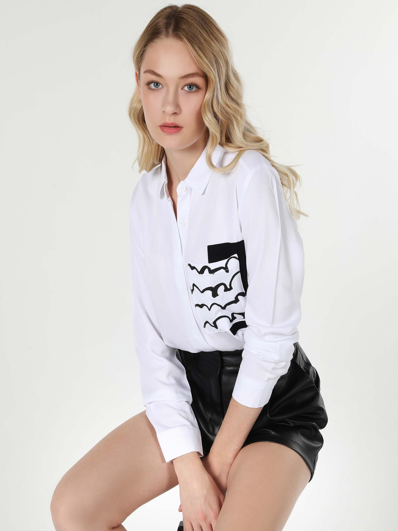 Сорочки Colin’s модель CL1060143_Q1.V1_WHT Фото