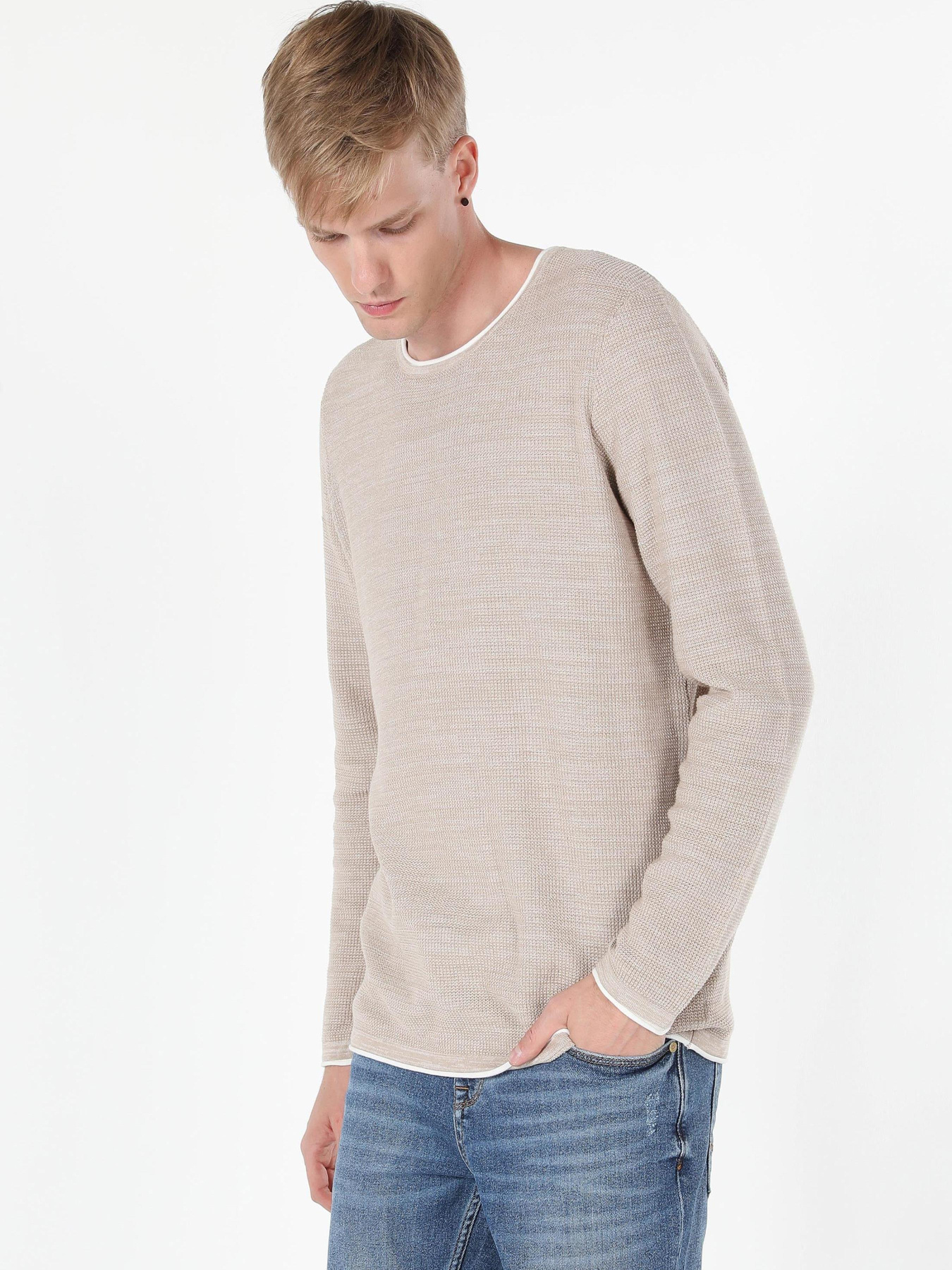 Кофты и свитера Colin’s модель CL1056038_Q1.V1_BEI Фото