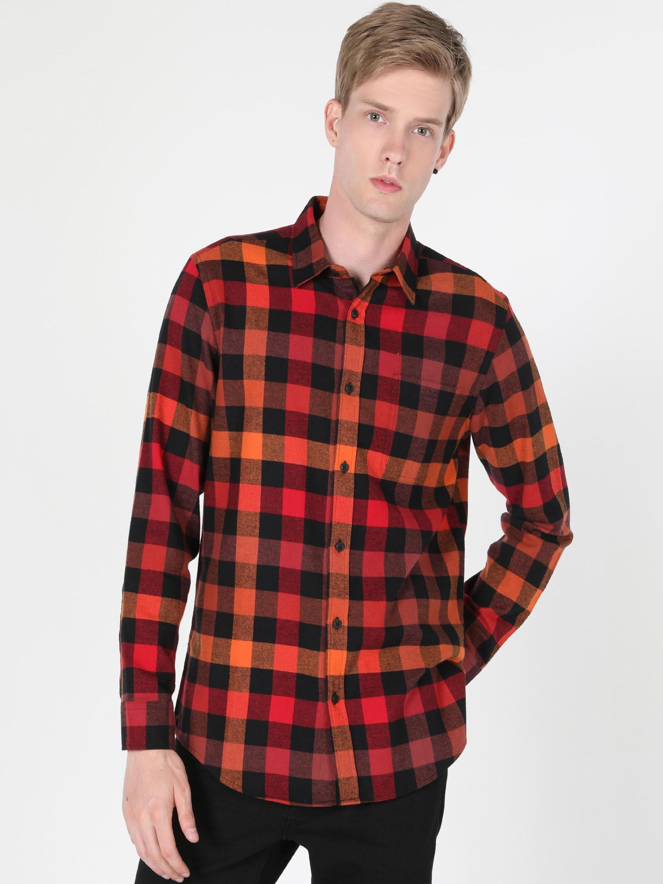 Рубашки Colin’s модель CL1059639_Q1.V1_RED Фото