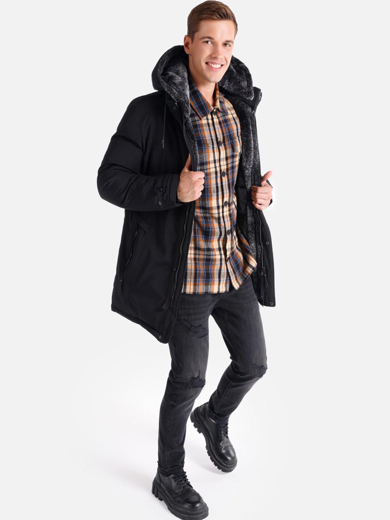 Куртки и дубленки Colin’s модель CL1060983_Q1.V1_BLK Фото