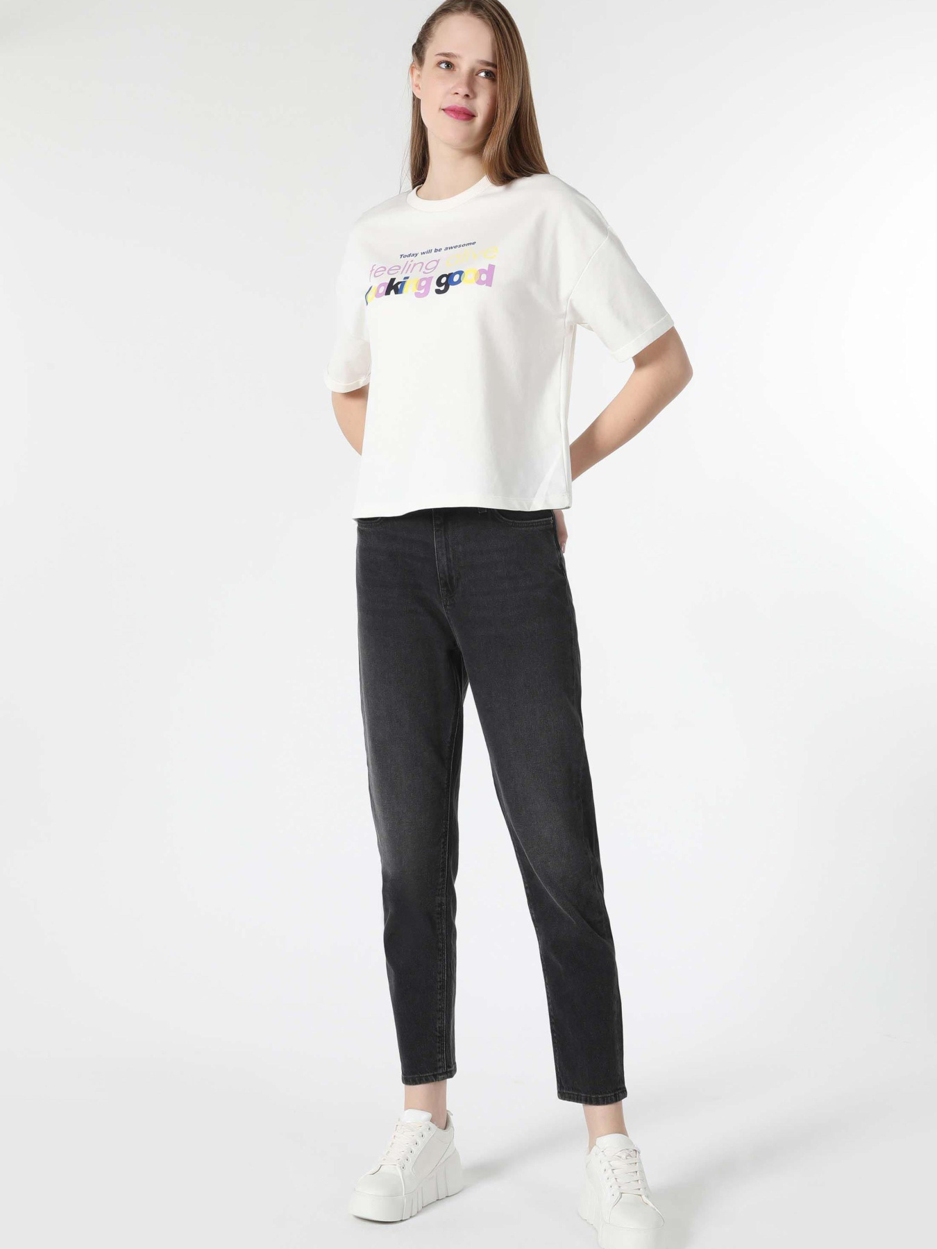 Джинси мом Colin’s модель CL1062316_Q1.V1_DN41562 Фото