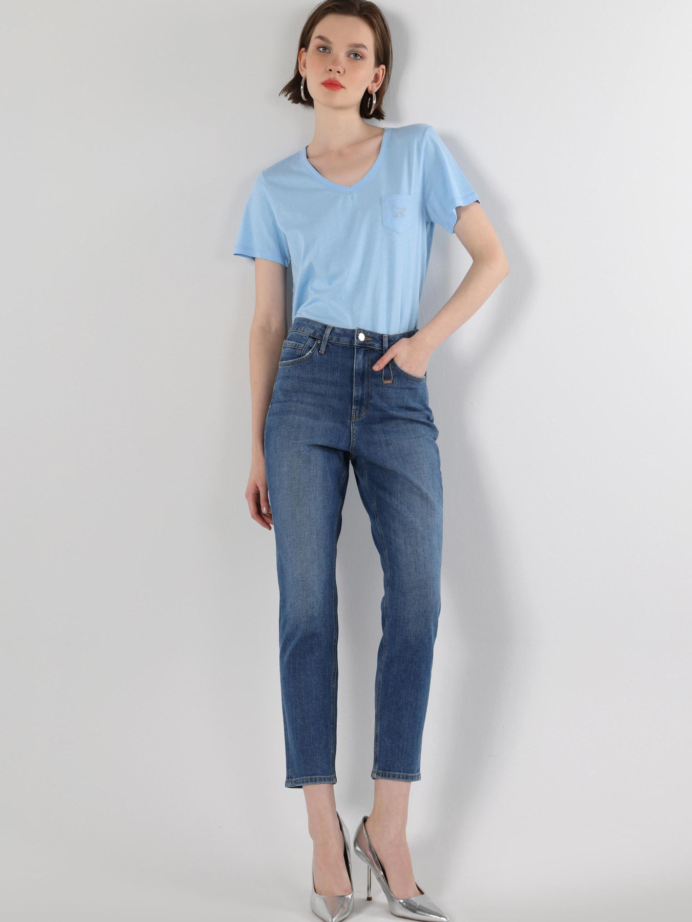 Скинни джинсы Colin’s модель CL1063491_Q1.V1_DN41382 Фото