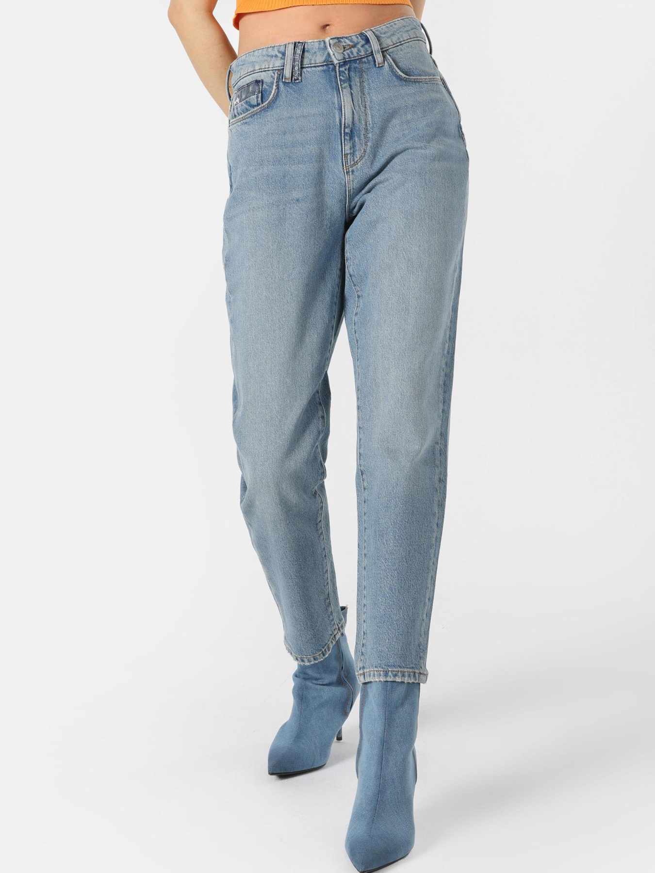 Джинси мом Colin’s модель CL1063498_Q1.V1_DN42505 Фото