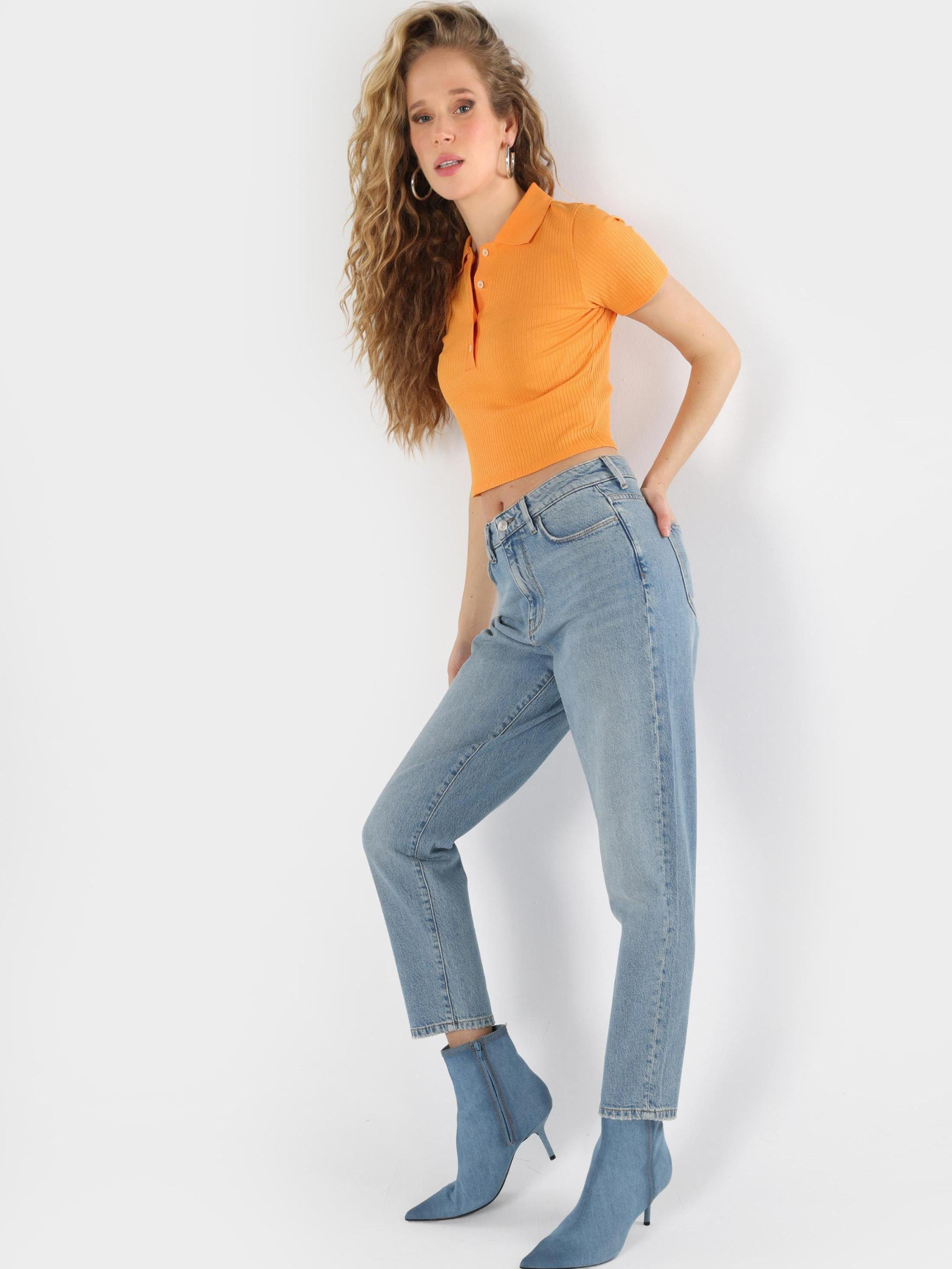 Джинси мом Colin’s модель CL1063498_Q1.V1_DN42505 Фото