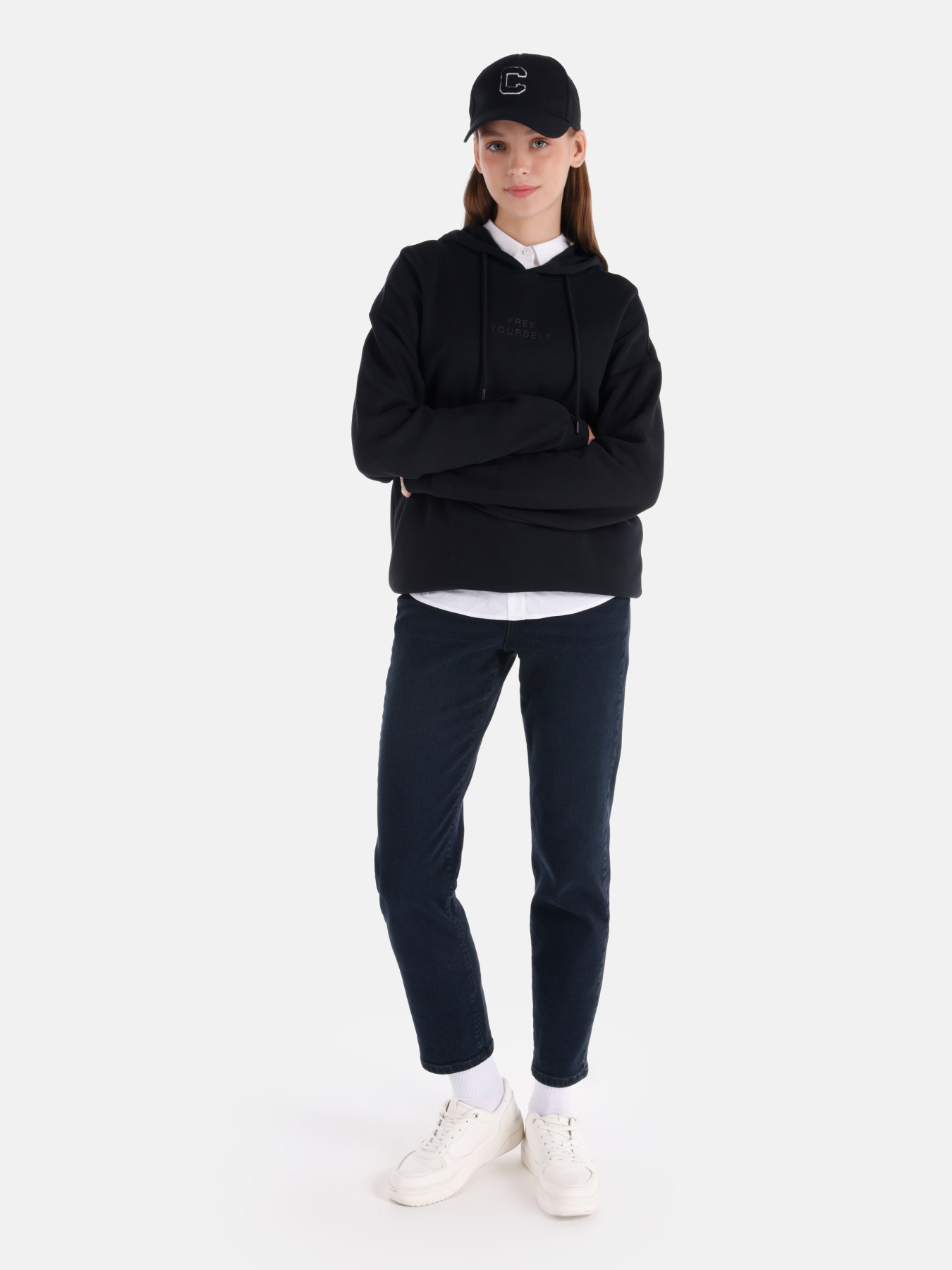 Кофты и свитера Colin’s модель CL1065886_Q1.V1_BLK Фото