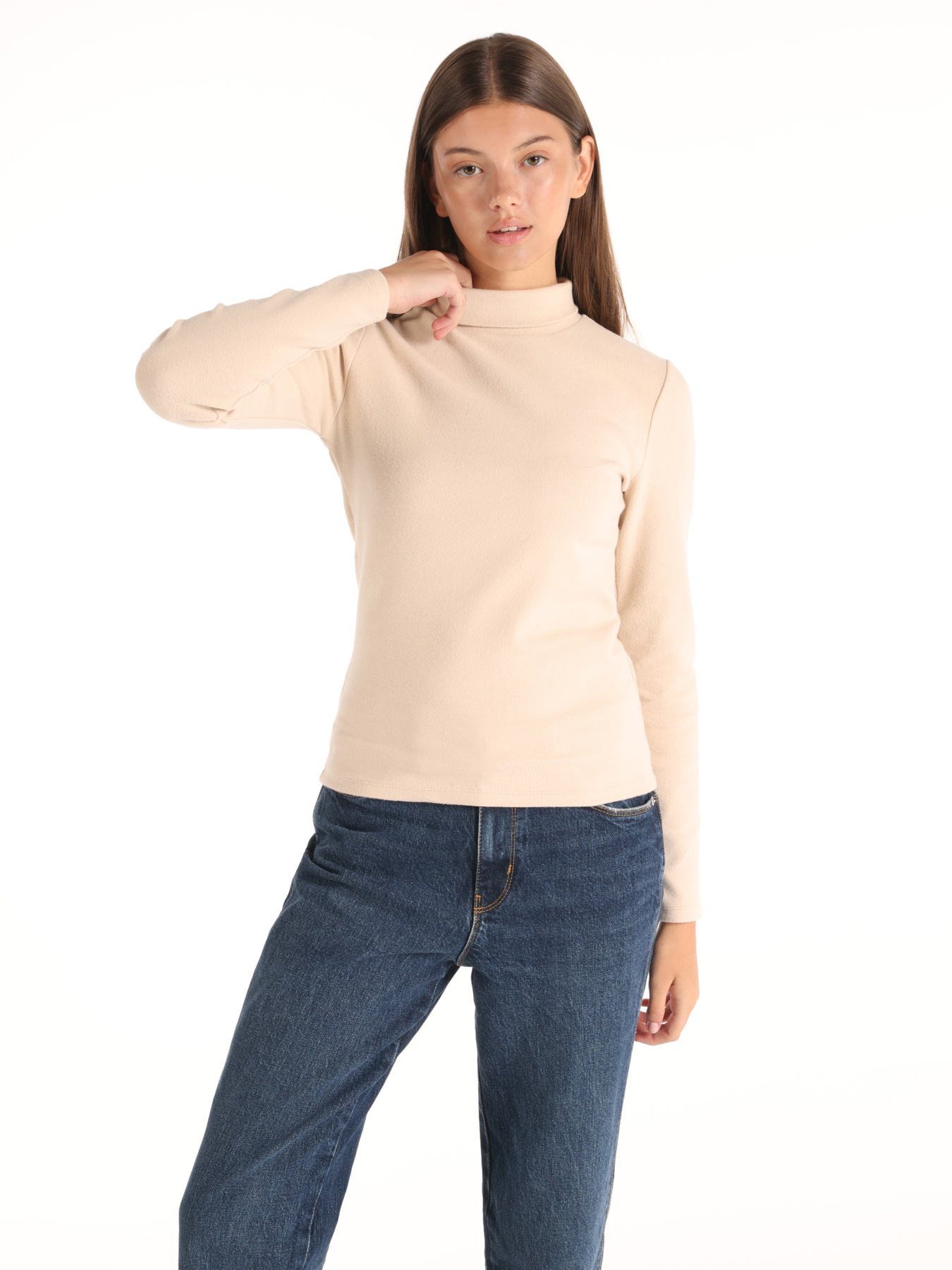 Кофты и свитера Colin’s модель CL1065697_Q1.V1_BEI Фото