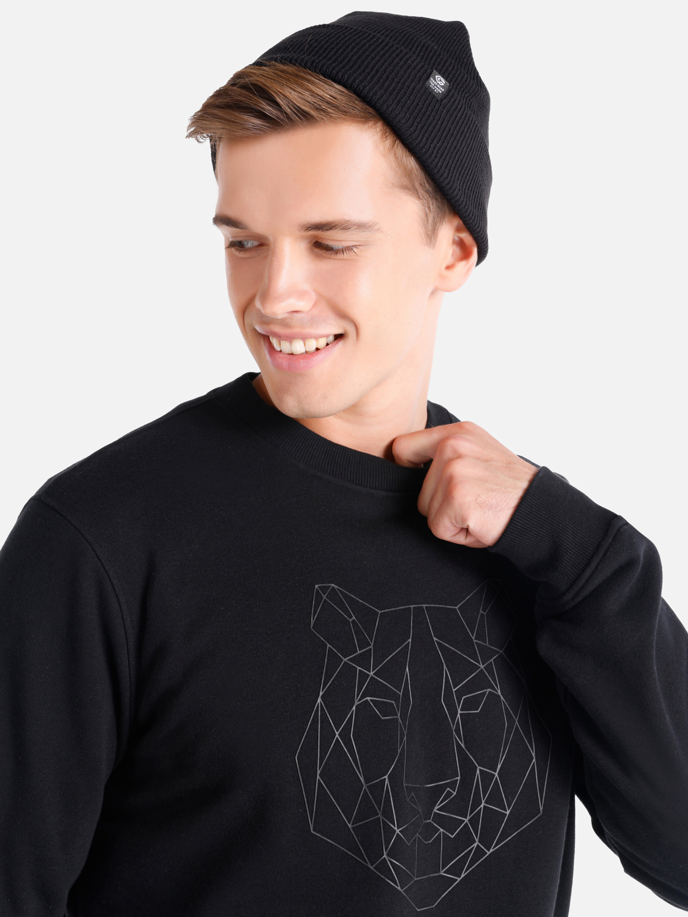 Кофты и свитера Colin’s модель CL1065687_Q1.V1_BLK Фото