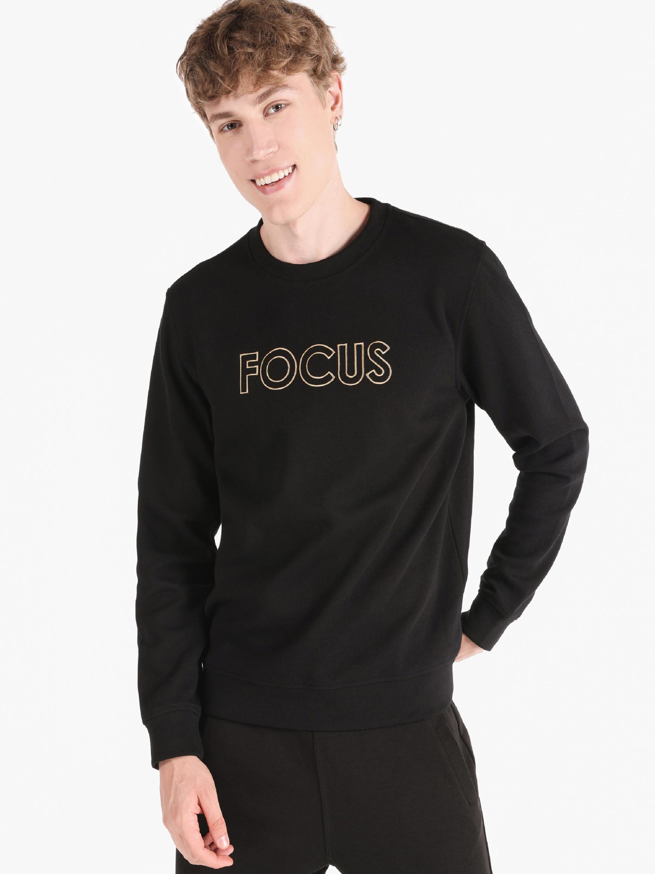 Кофты и свитера Colin’s модель CL1065035_Q1.V1_BLK Фото