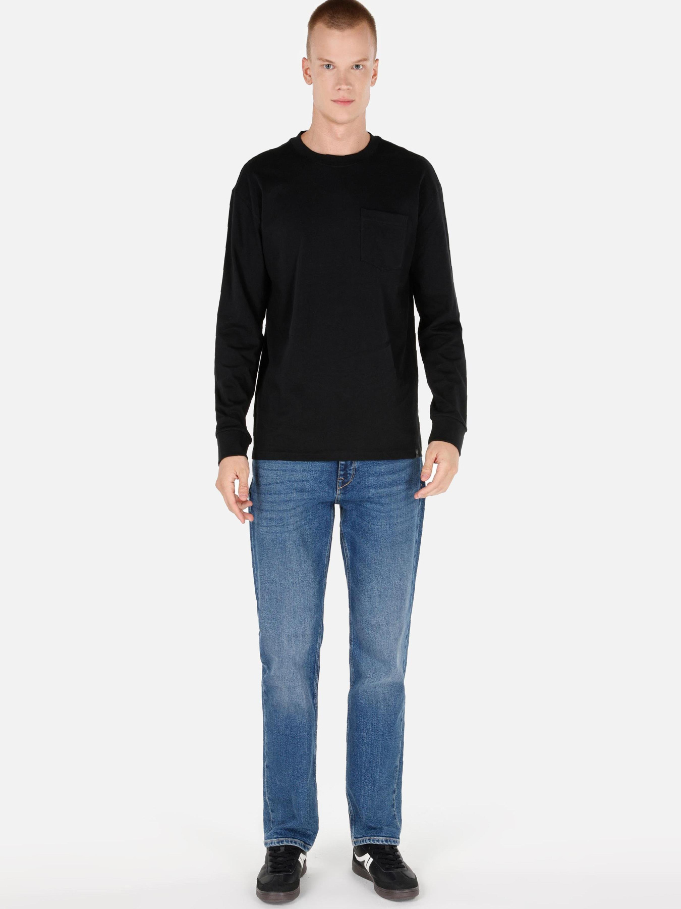 Кофты и свитера Colin’s модель CL1065666_Q1.V1_BLK Фото