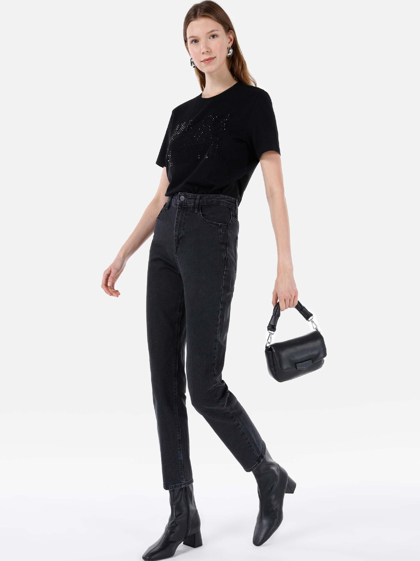 Джинсы мом Colin’s модель CL1067218_Q1.V1_DN00889 Фото